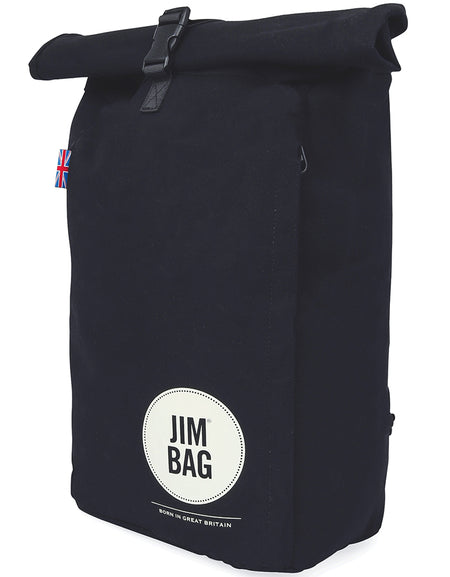 Black & Cream Rolltop Bag