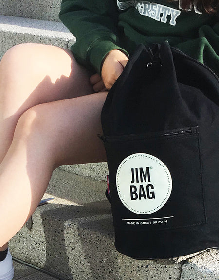 Black & Cream Duffle Bag