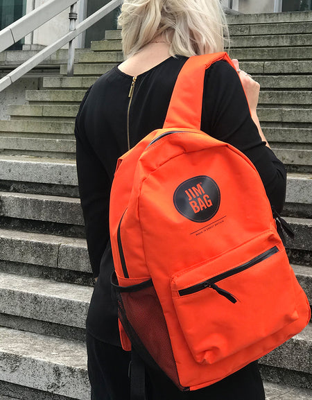 Orange Backpack