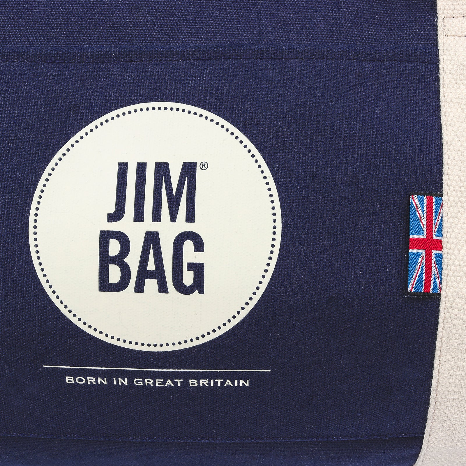 Navy & Cream Holdall Bag