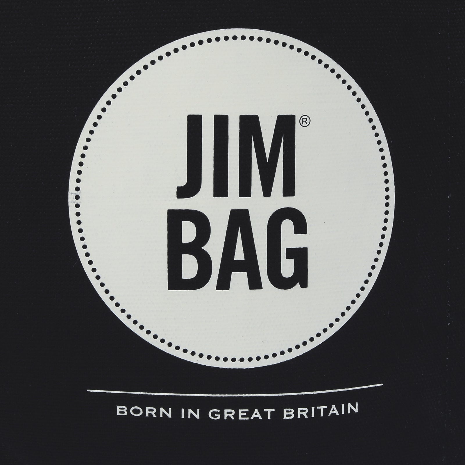 Black & Cream Rolltop Bag