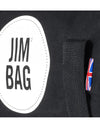 Black & Cream Barrel Bag