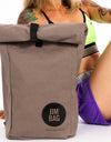 Grey Rolltop Bag