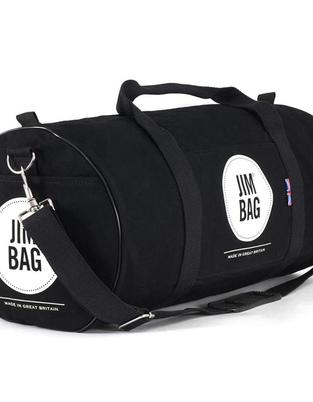 Black & Cream Holdall Bag