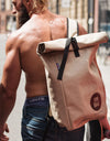Camel Rolltop Bag